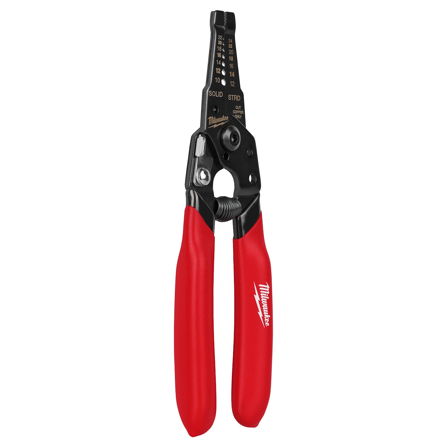 10-24 AWG Compact Dipped Grip Wire Stripper & Cutter