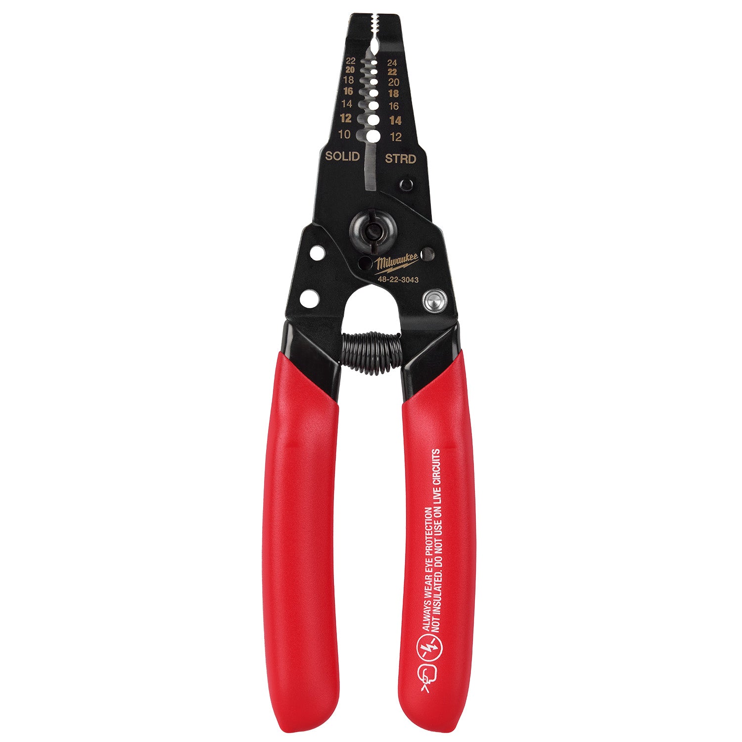 10-24 AWG Compact Dipped Grip Wire Stripper & Cutter