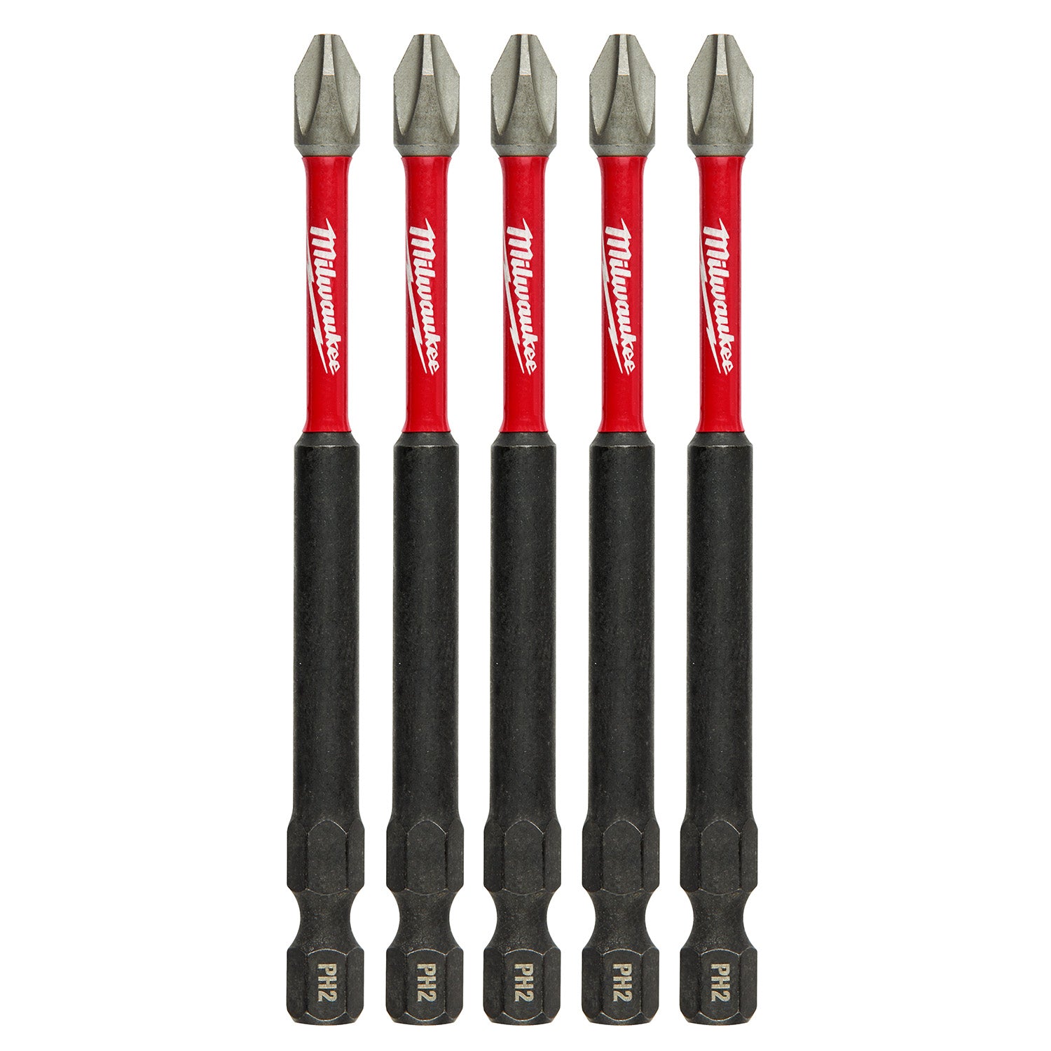 SHOCKWAVE Impact Duty 3-1/2” Phillips #2 Power Bits (5 PK)