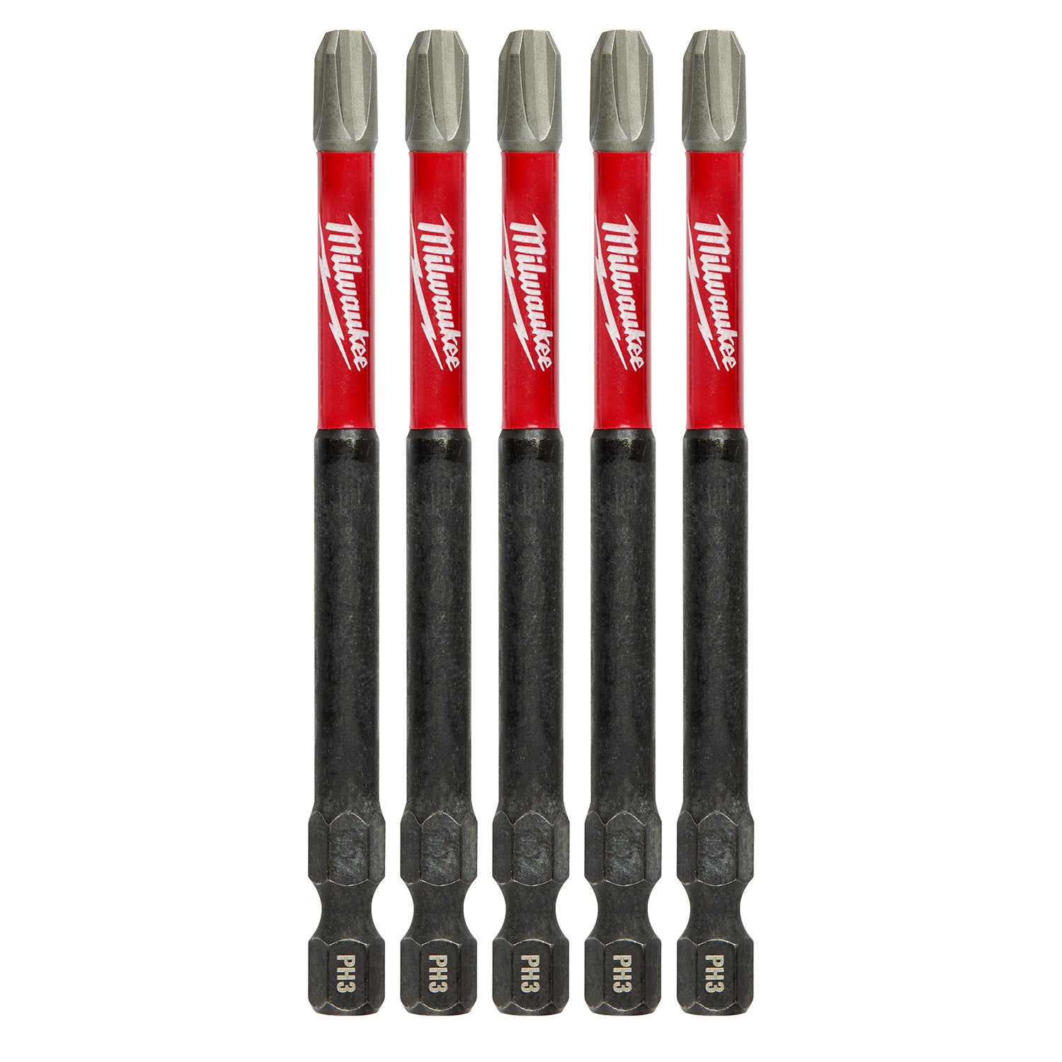 SHOCKWAVE Impact Duty 3-1/2" Phillips #3 Power Bits (5 PK)