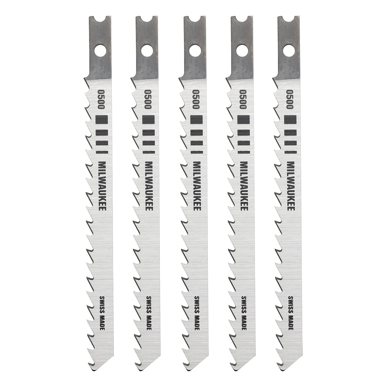 4" 6TPI U-Shank Wood High Carbon Steel Jig Saw Blades (5 PK)