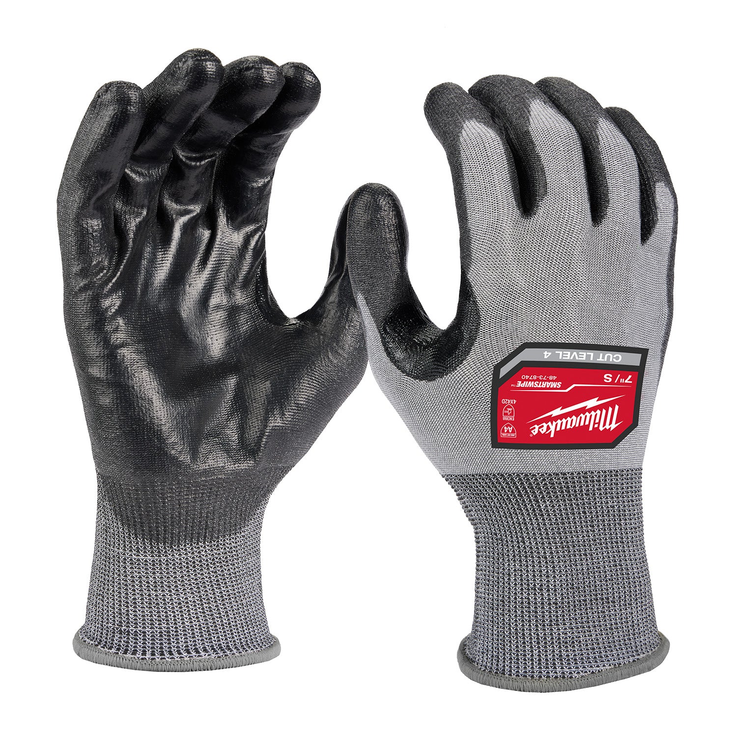 Cut Level 4 High Dexterity Polyurethane Dipped Gloves - S