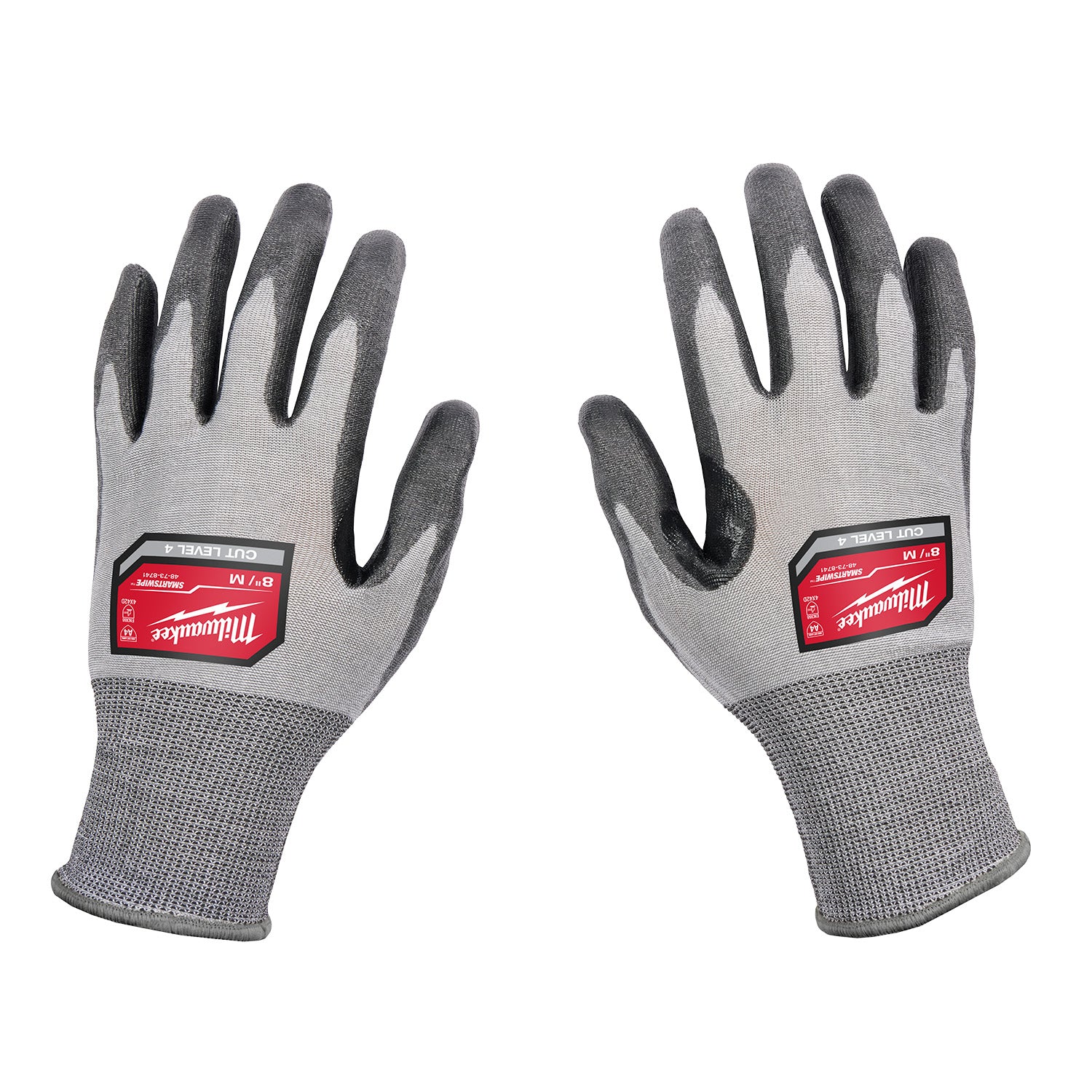 Cut Level 4 High Dexterity Polyurethane Dipped Gloves - M