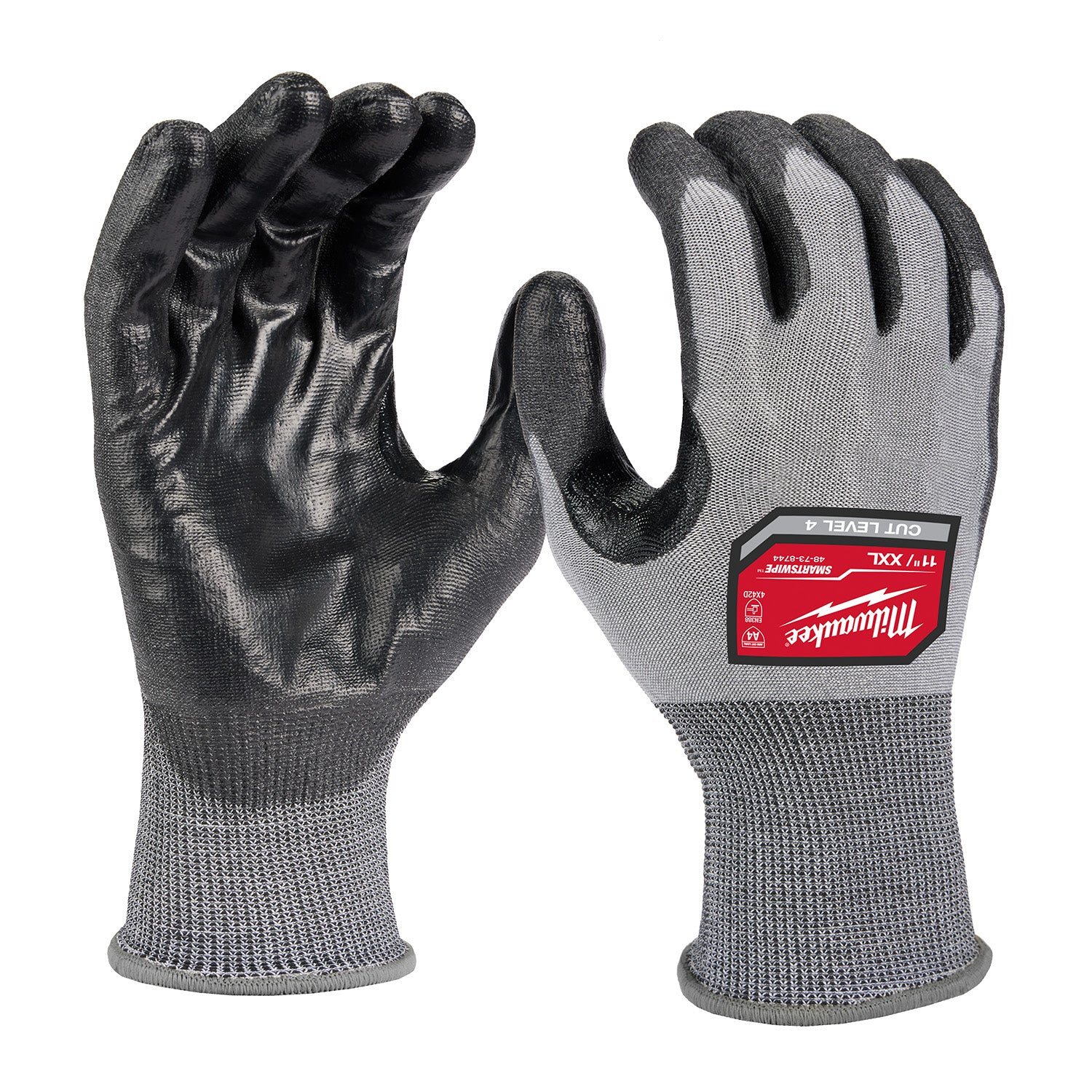 Cut Level 4 High Dexterity Polyurethane Dipped Gloves - XXL