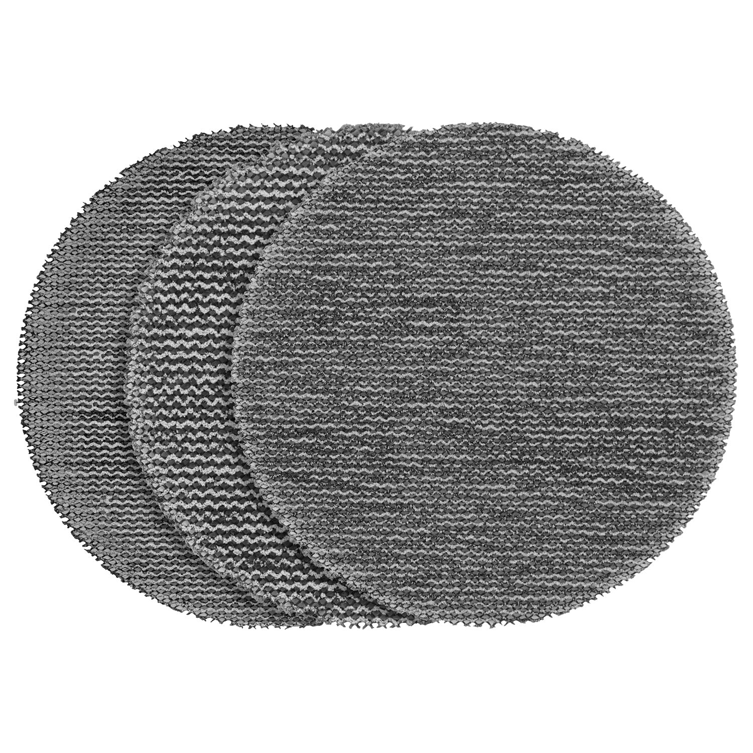 3” Assorted 80, 120, 180 Grit Mesh Sanding Discs with POWERGRID Tear Resistant Mesh – (12 PK) + Pad Saver