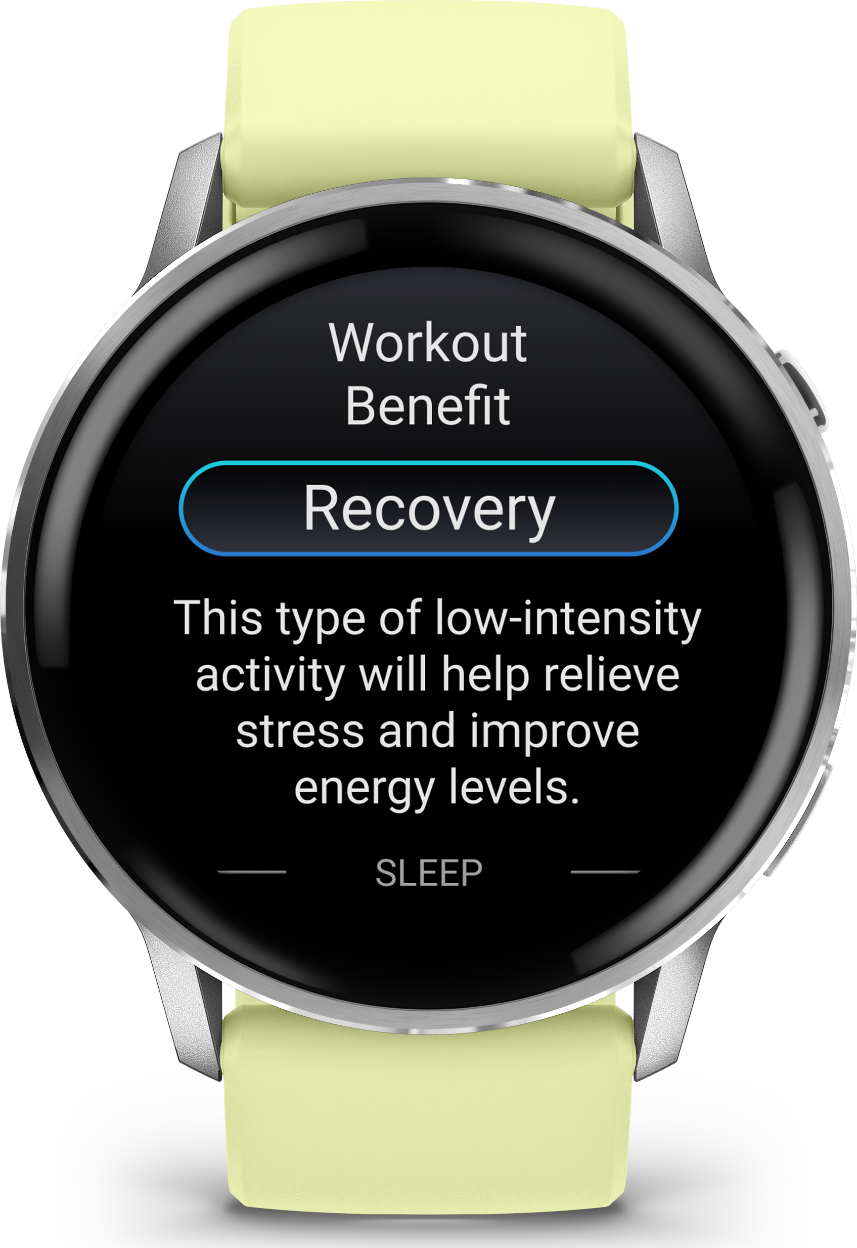 Garmin Venu 4 Advanced Health and Fitness GPS Smartwatch 45mm - Silver with Citron Silicone Band