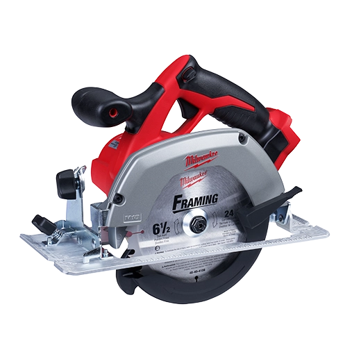 Milwaukee M18 18V 6-1/2" Lithium Ion Cordless Circular Saw with Magnesium Guards & 24 Tooth Carbide Wood Cutting Blade