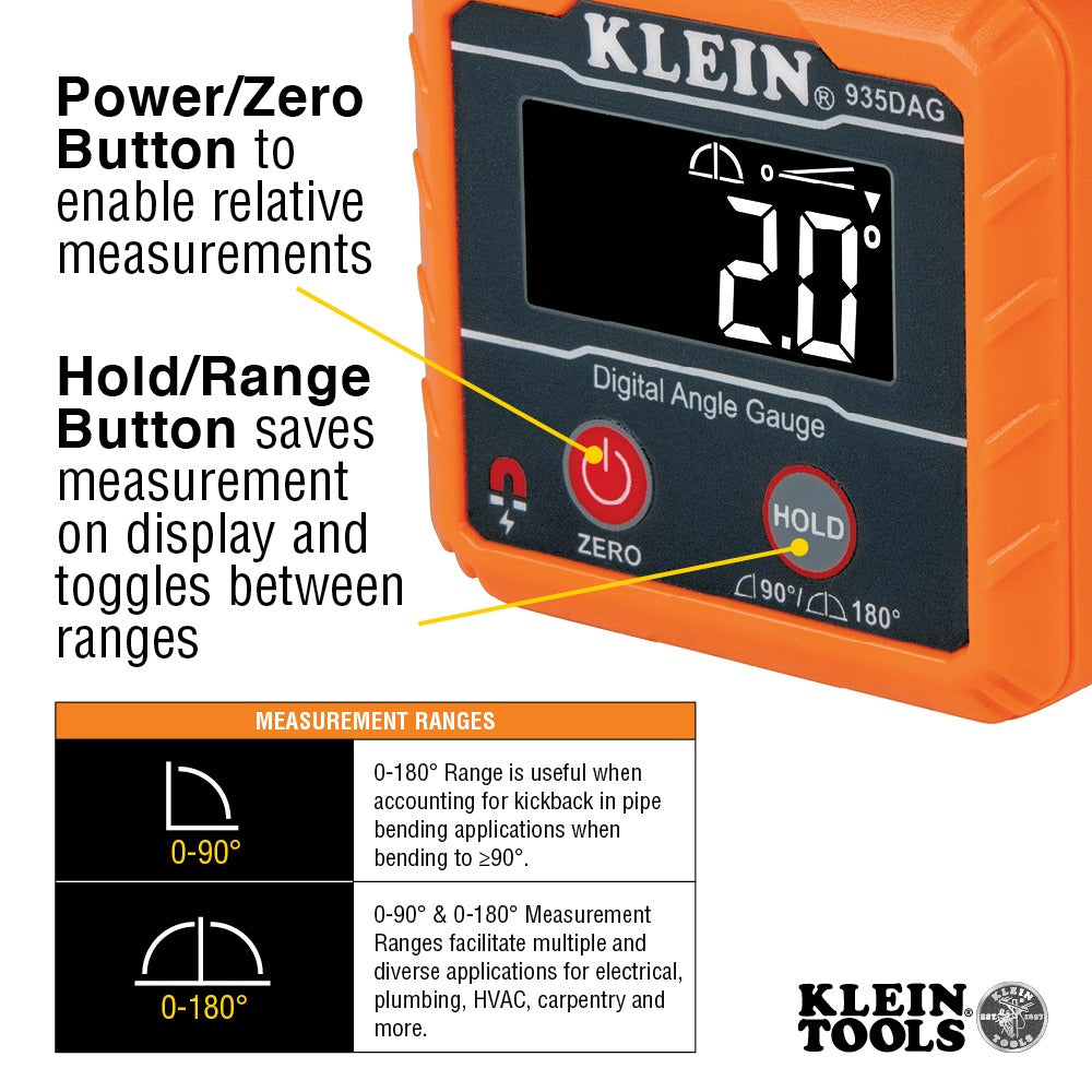 Klein Tools Digital Electronic Level & Angle Gauge