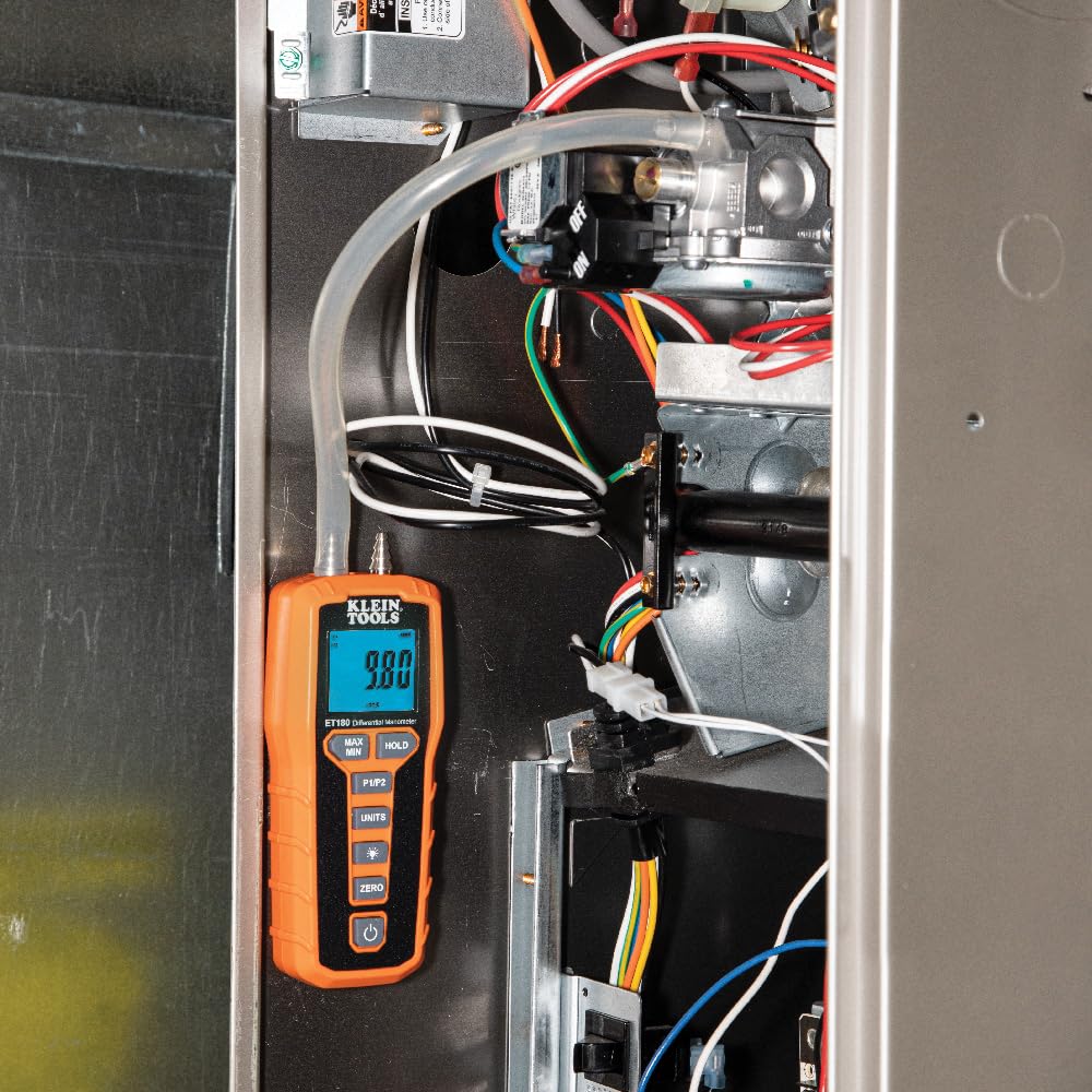 Klein Tools Digital Manometer Air & Gas Pressure Tester