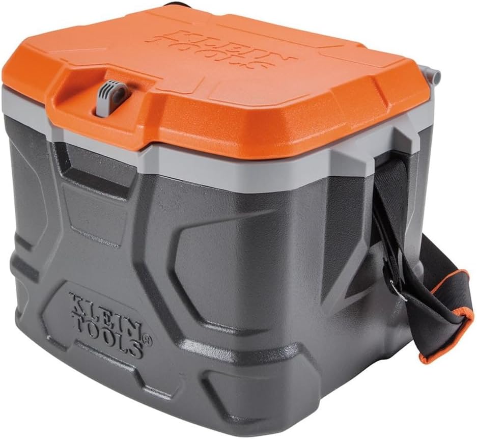Klein Tools Work Cooler 17-Quart Lunch Box Holds 18 Cans