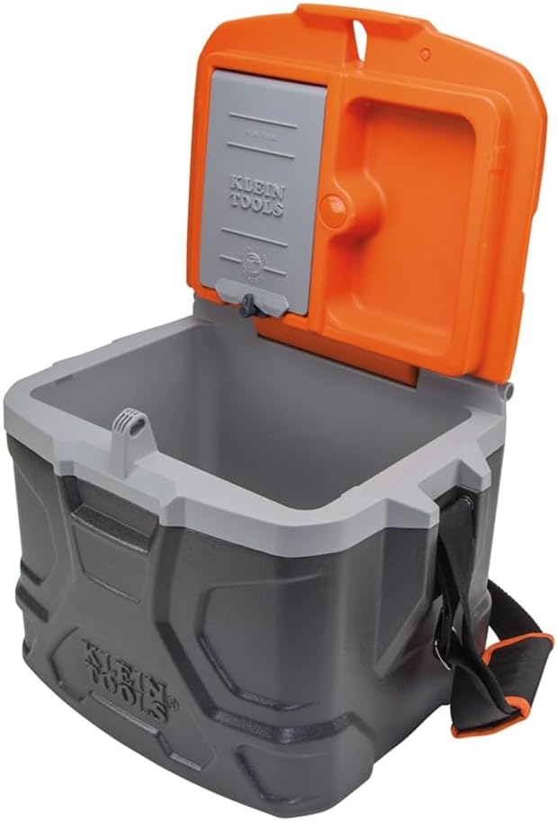 Klein Tools Work Cooler 17-Quart Lunch Box Holds 18 Cans
