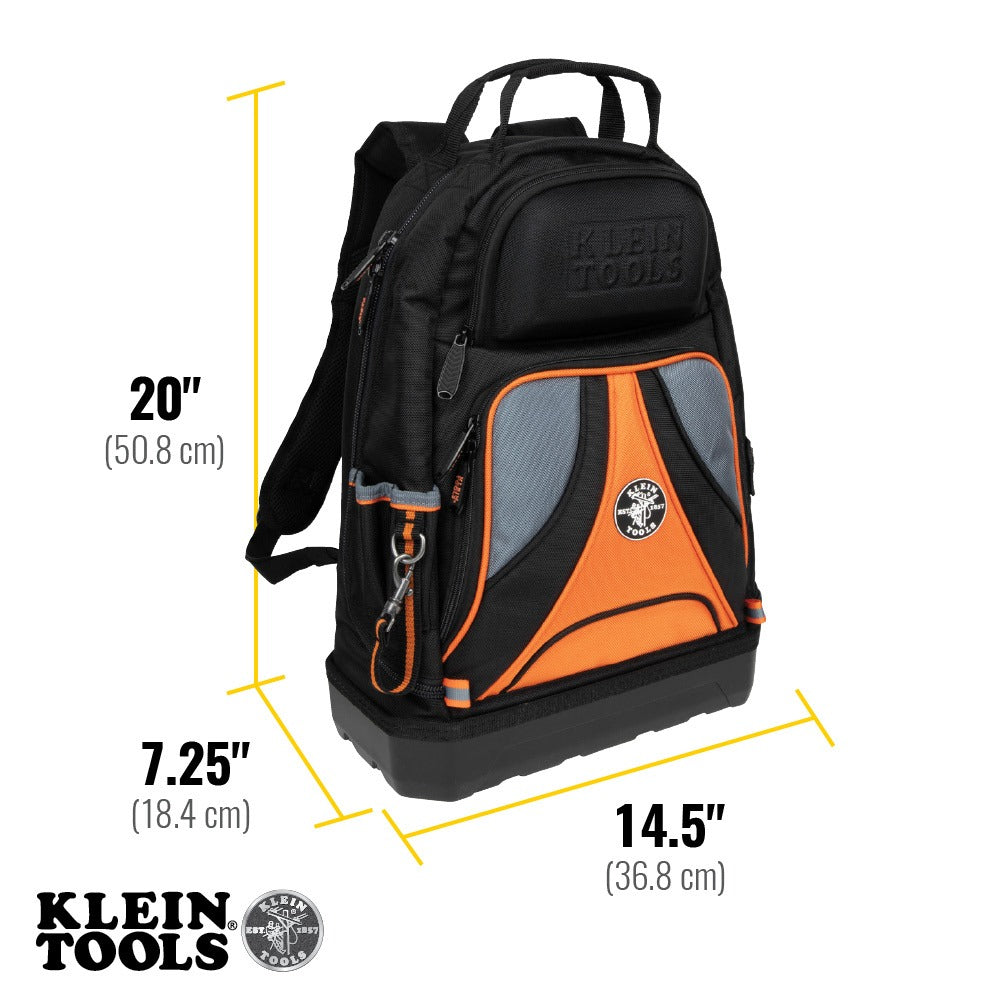 Klein Tools Backpack Heavy Duty Tradesman Pro Bag Organizer