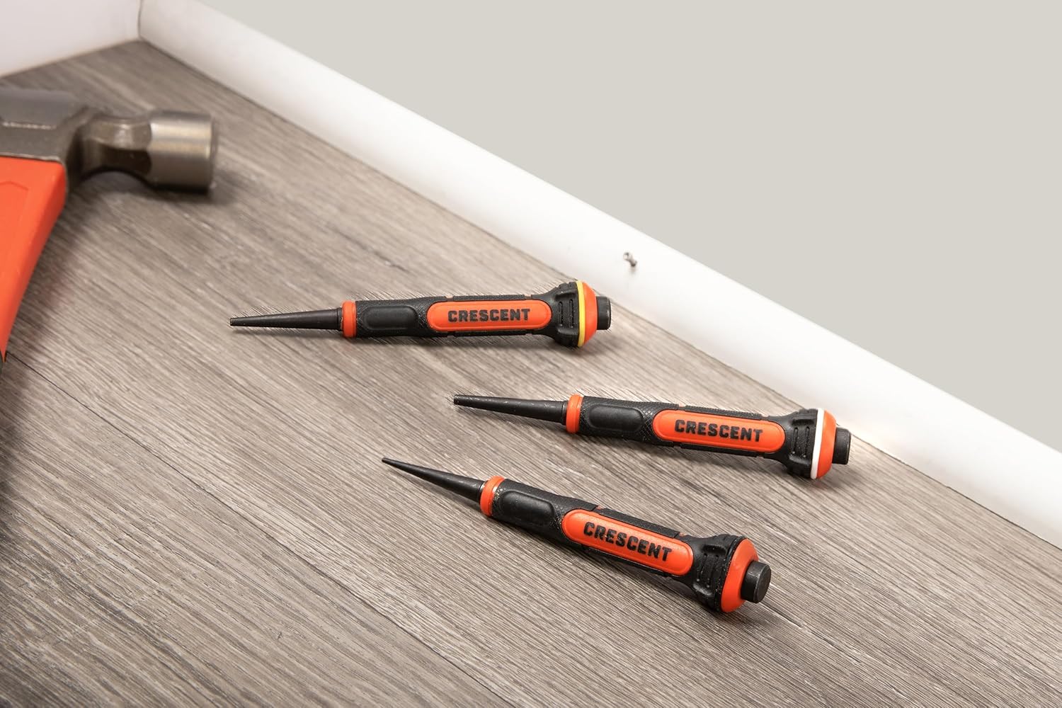 Crescent 3 Piece Set, 5" Gripped Punch