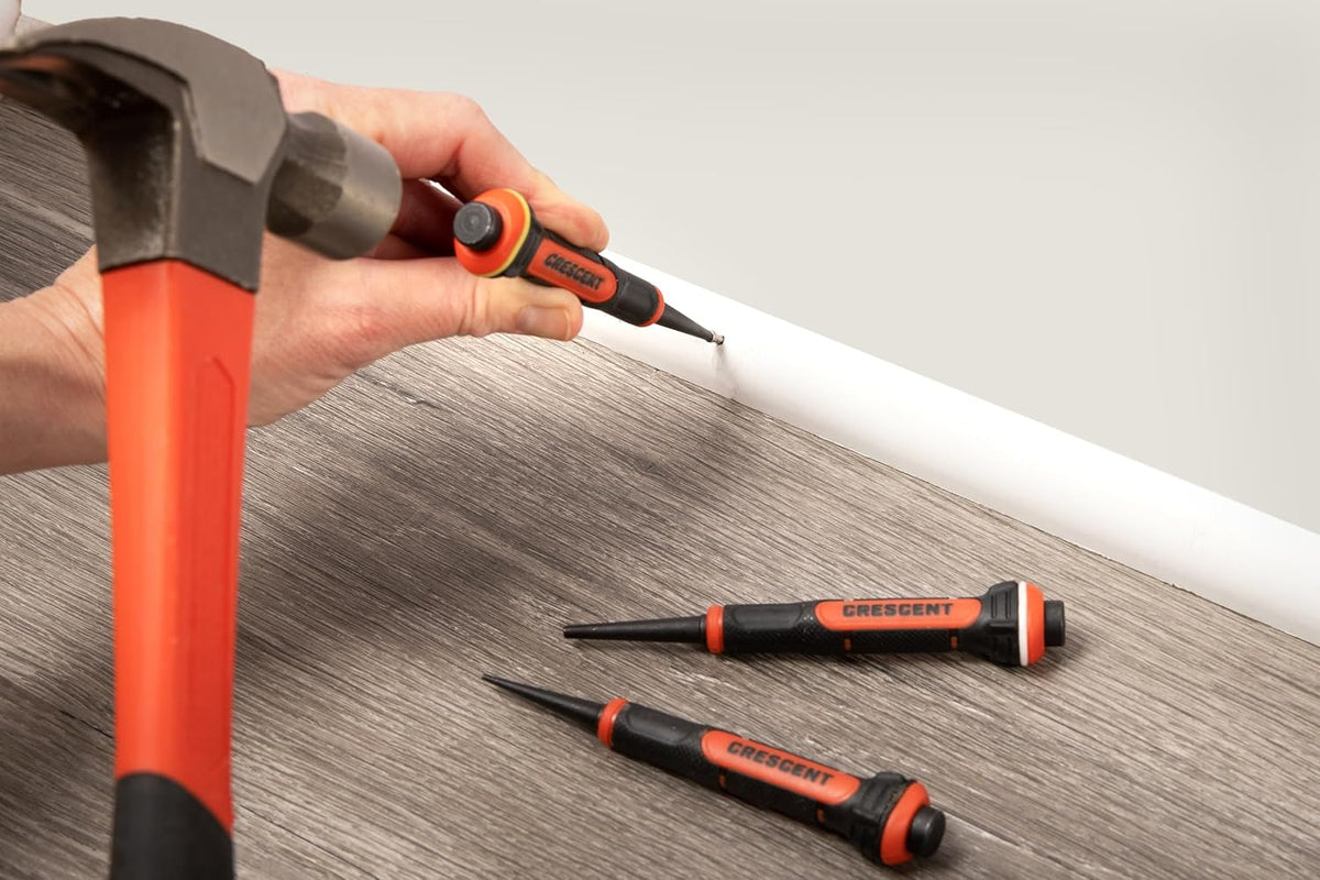 Crescent 3 Piece Set, 5" Gripped Punch