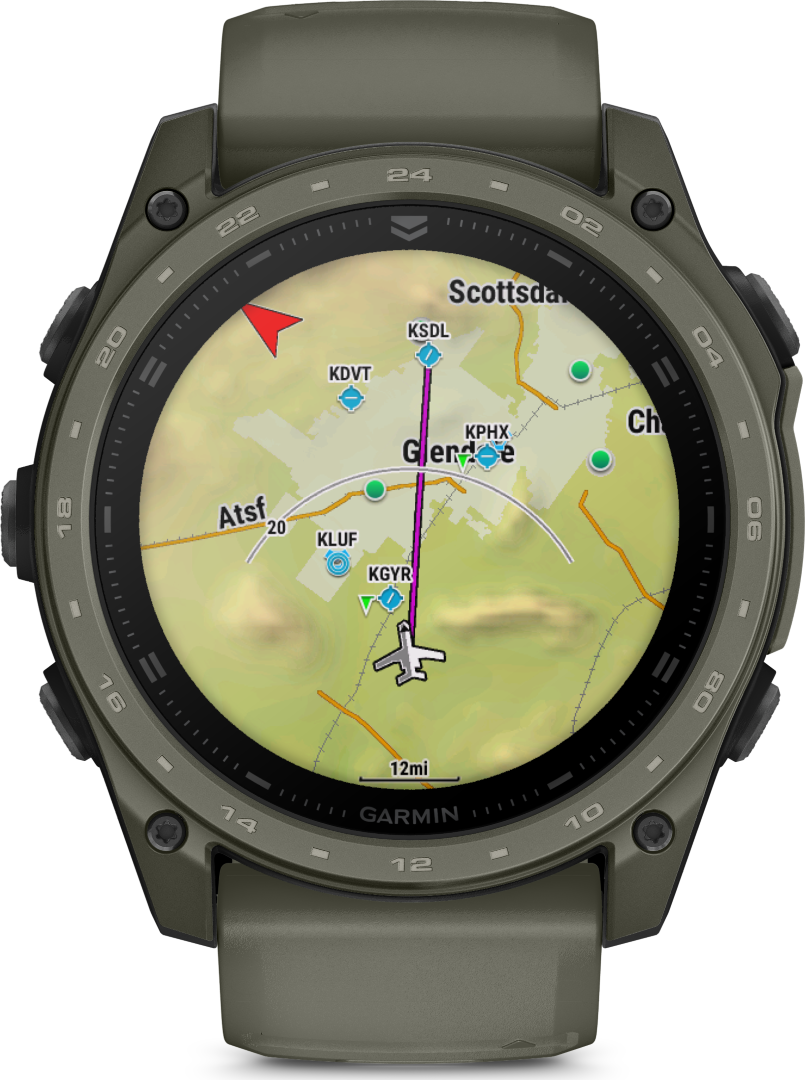 Garmin Tactix 8 – 51 mm Amoled Cerakote Coating Olivegrab