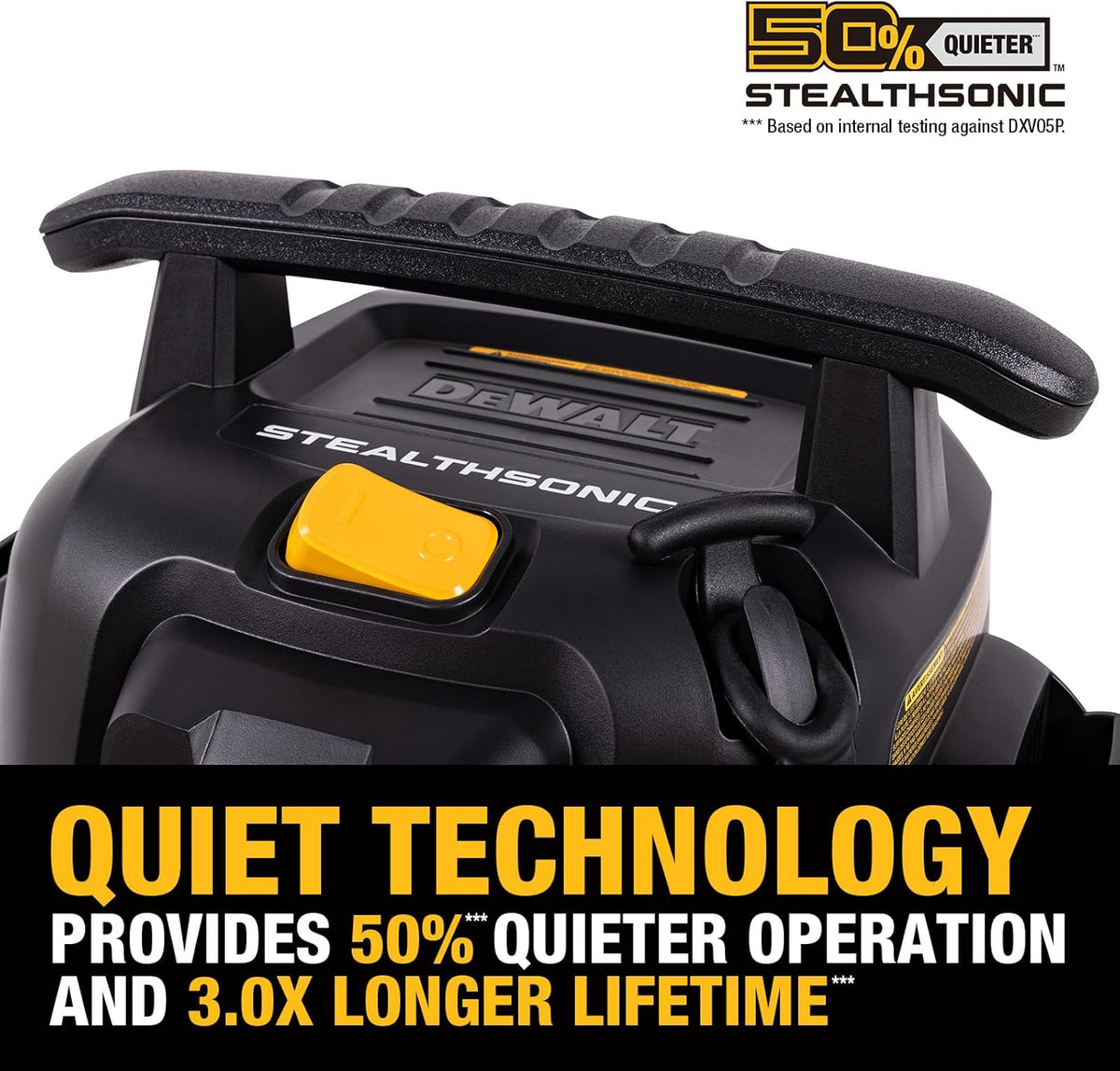 Aspirateur eau et poussière Dewalt StealthSonic Shop 5 gallons
