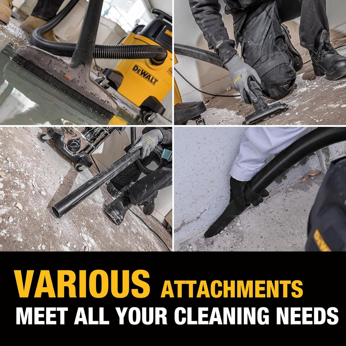 Aspirateur eau et poussière Dewalt StealthSonic Shop 5 gallons