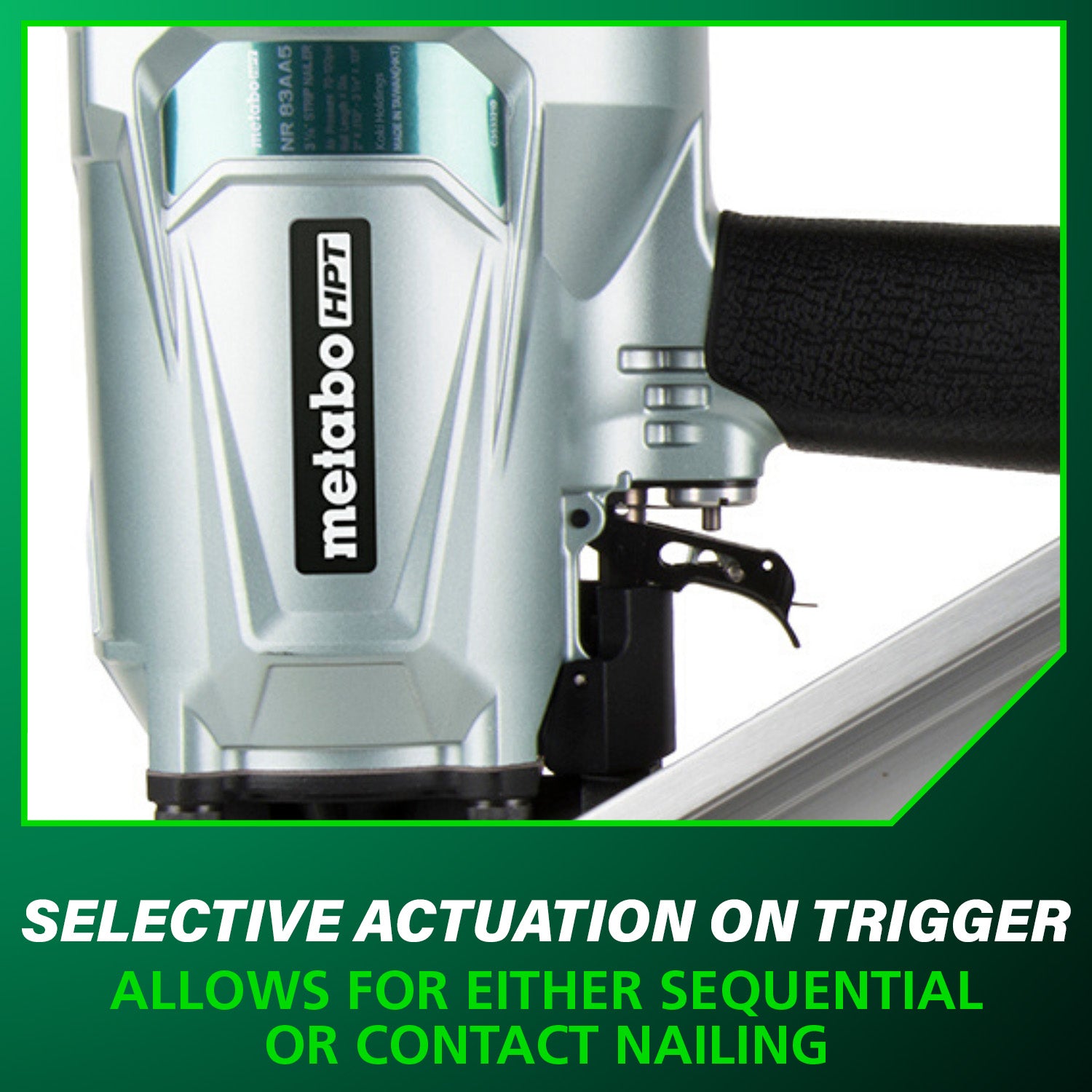 Metabo HPT 2" to 3-1/4" Pneumatic Framing Nailer