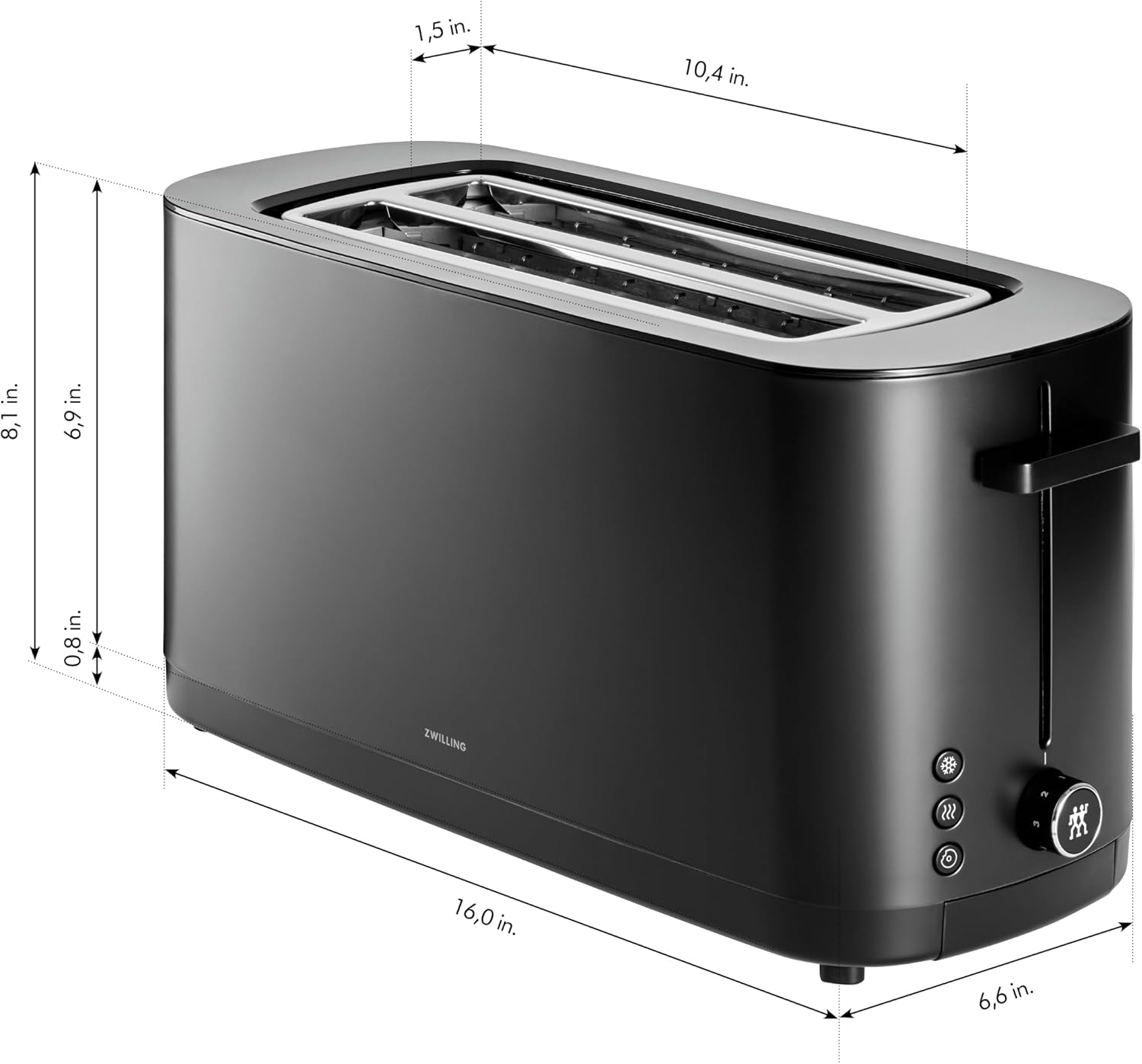 Zwilling Enfinigy 2 Long Slot Toaster - 1016127