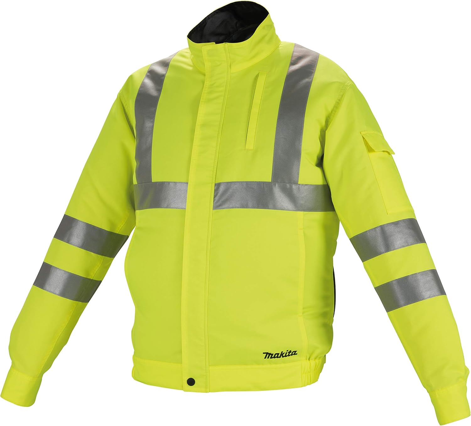 Makita 18V LXT Lithium-Ion Cordless High Visibility Fan Jacket - M - Yellow