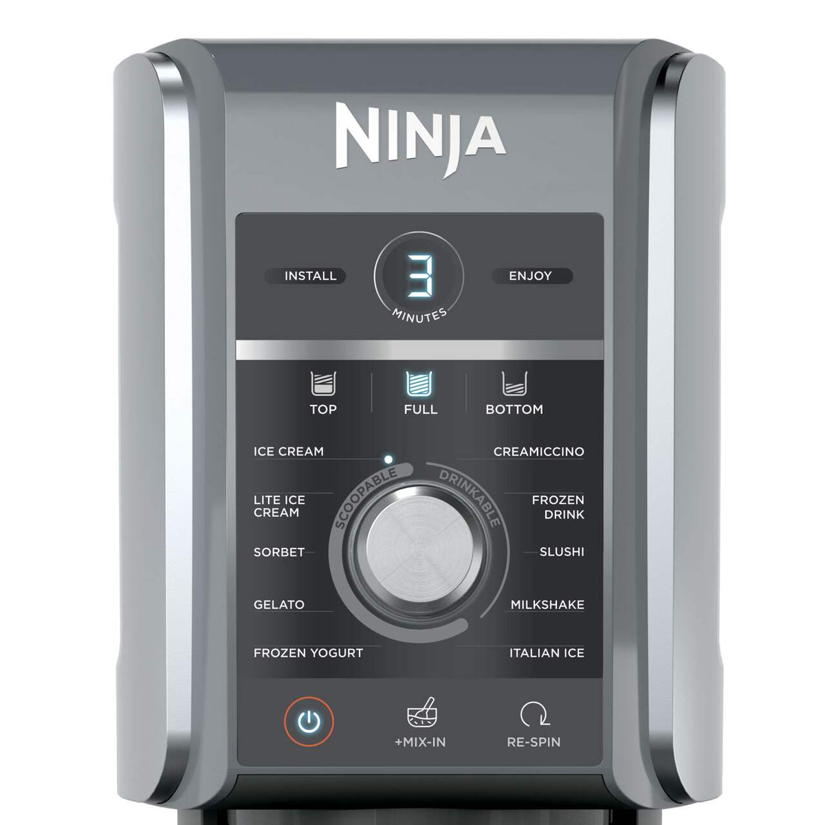 Ninja CREAMi XL Deluxe Pint Container - Grey
