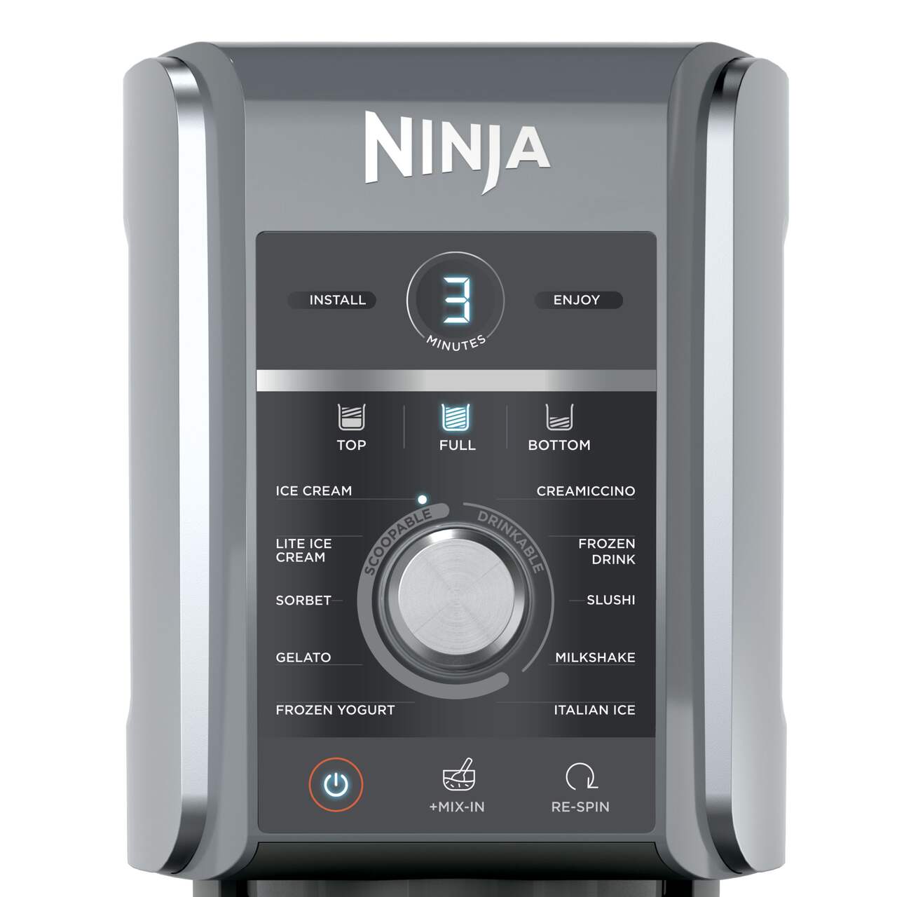 Ninja CREAMi XL Deluxe Pint Container - Grey