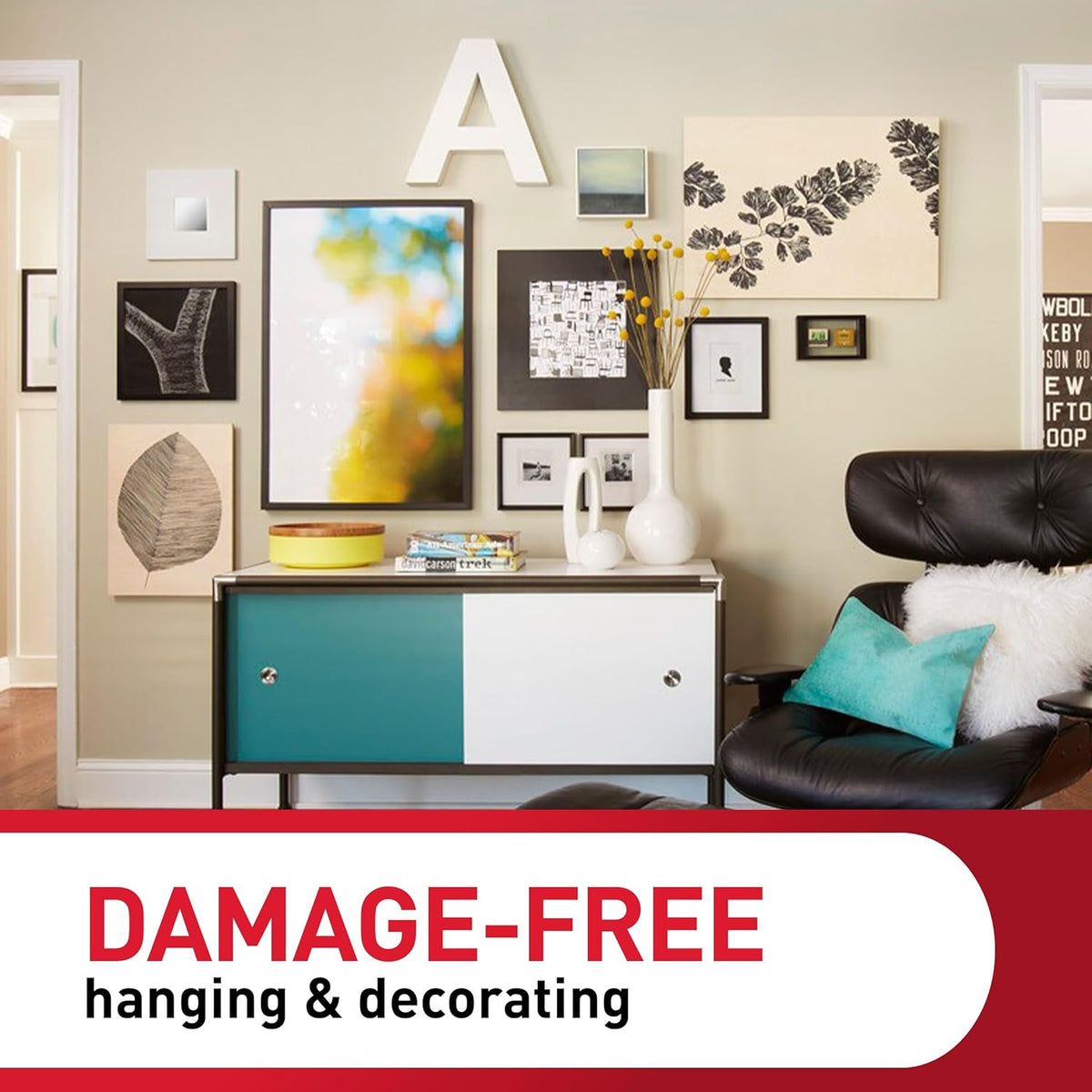 Command Picture Hanging Strips Indoor Use - White
