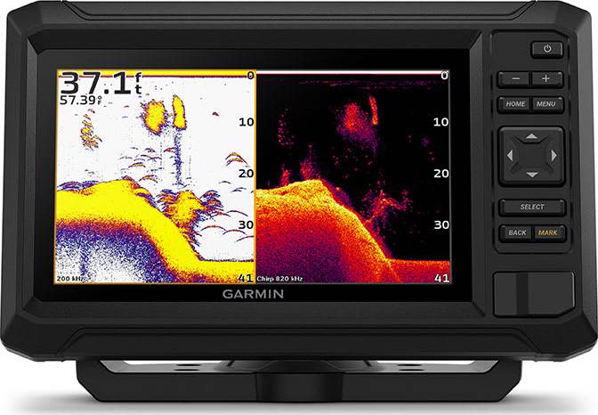 Garmin ECHOMAP UHD2 Chartplotters 55CV with GT20 TM Transducer & Garmin Navionics