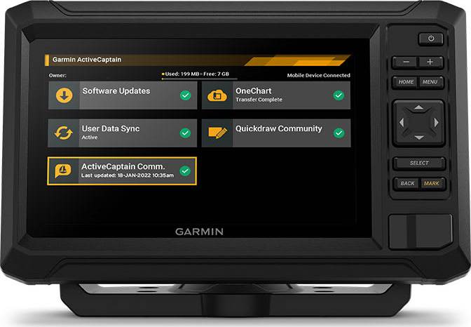 Garmin ECHOMAP UHD2 Chartplotters 55CV with GT20 TM Transducer & Garmin Navionics
