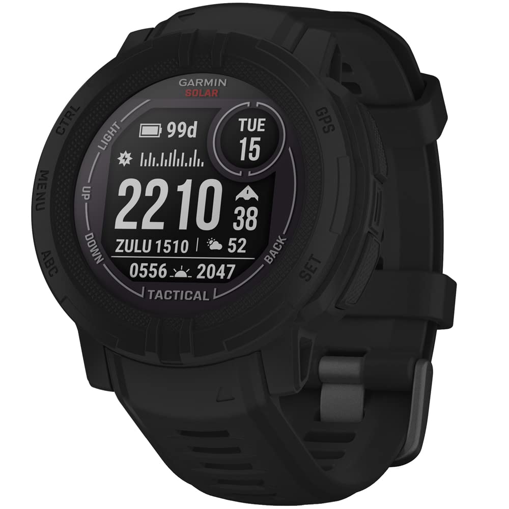 Garmin Instinct 2 Solar Watch - Tactical - 45mm - Black