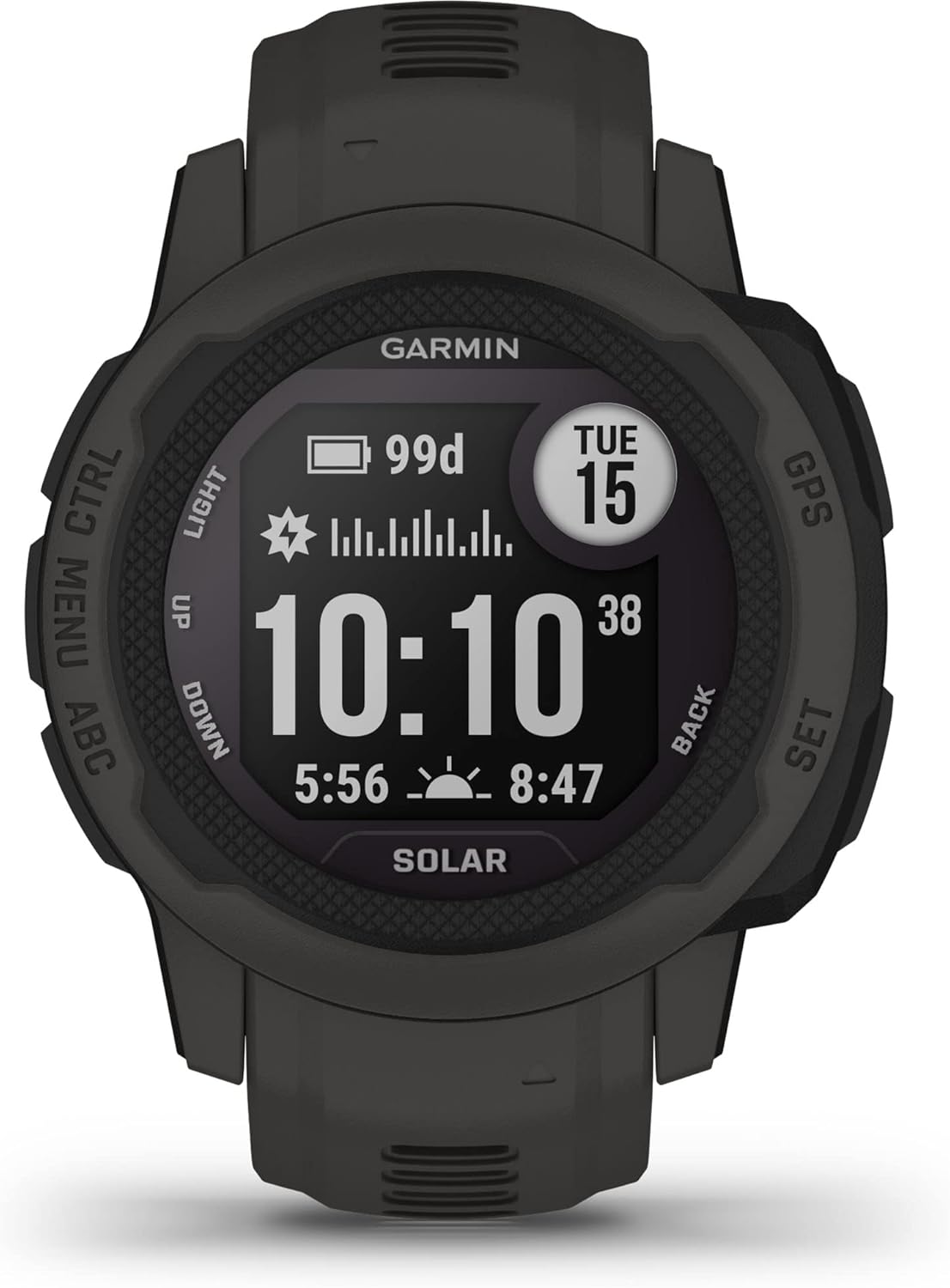 Garmin Instinct 2 Solar Watch - Tactical - 45mm - Black