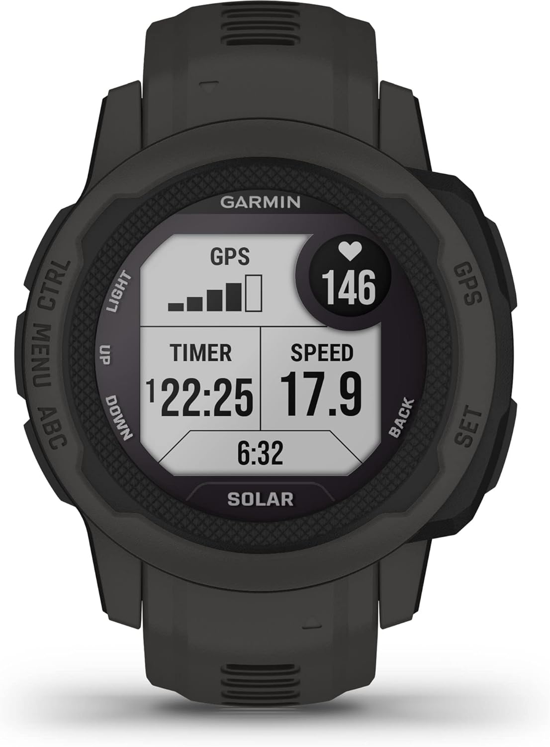 Garmin Instinct 2 Solar Watch - Tactical - 45mm - Black