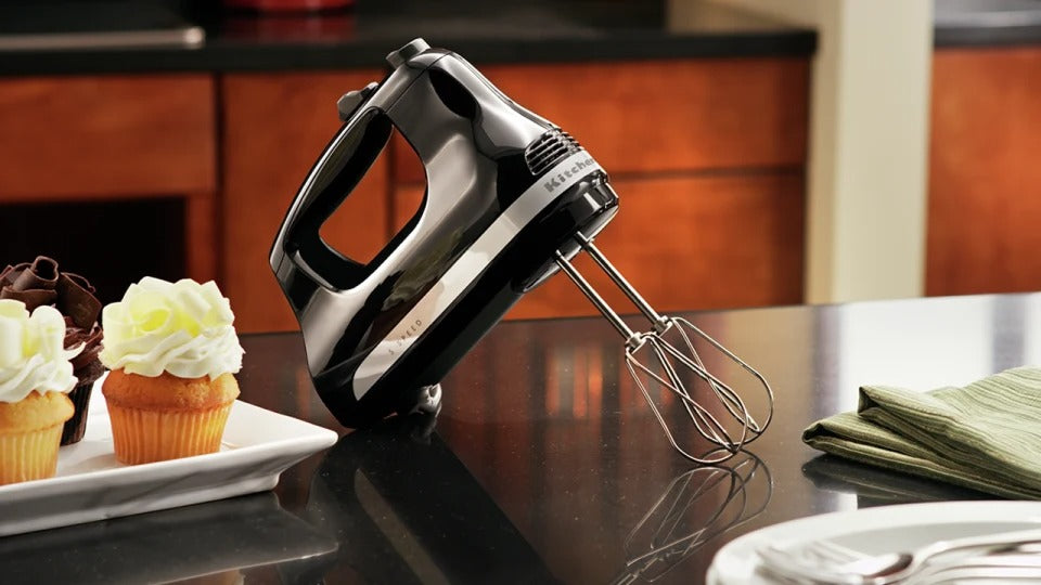 KitchenAid 5 Speed Ultra Power Hand Mixer - Black Matte
