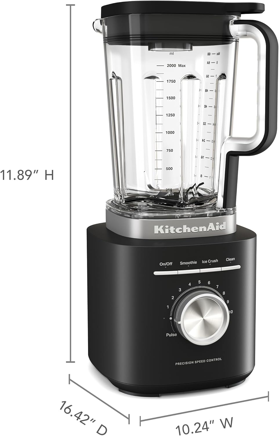 KitchenAid Pure Power Blender - Black Matte