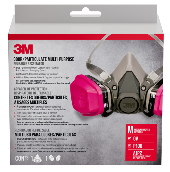 3M Odor Particulate Multipurpose Reusable Respirator