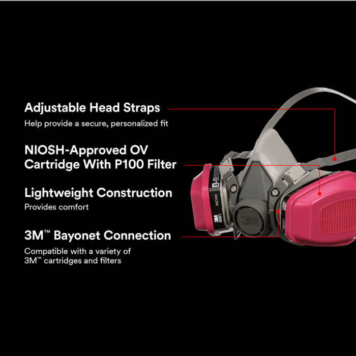3M Odor Particulate Multipurpose Reusable Respirator