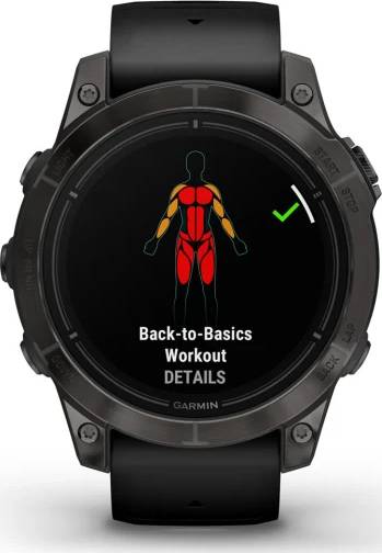 Montre connectée haute performance Garmin Epix Pro Gen 2 Sapphire 47 mm - Noir