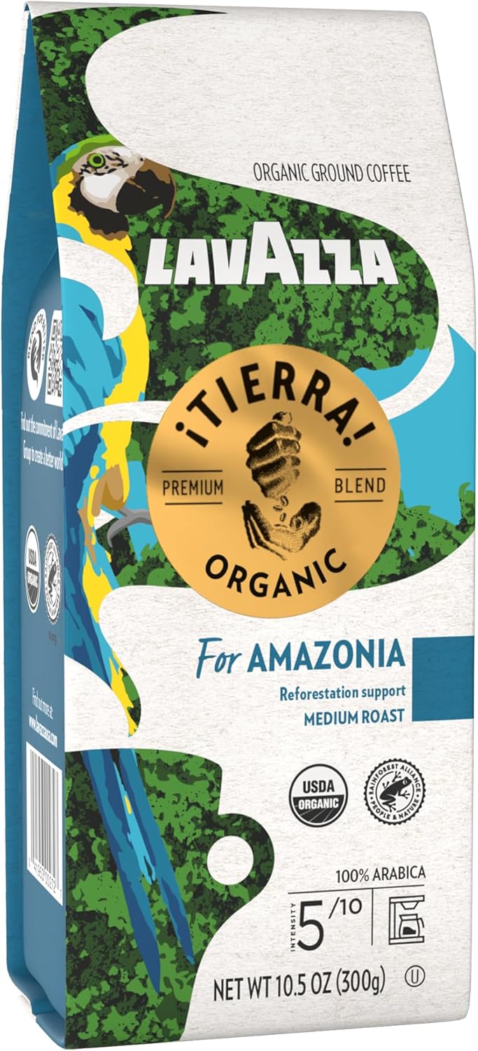 Lavazza Tierra Amazonia Ground Coffee 300g Bag