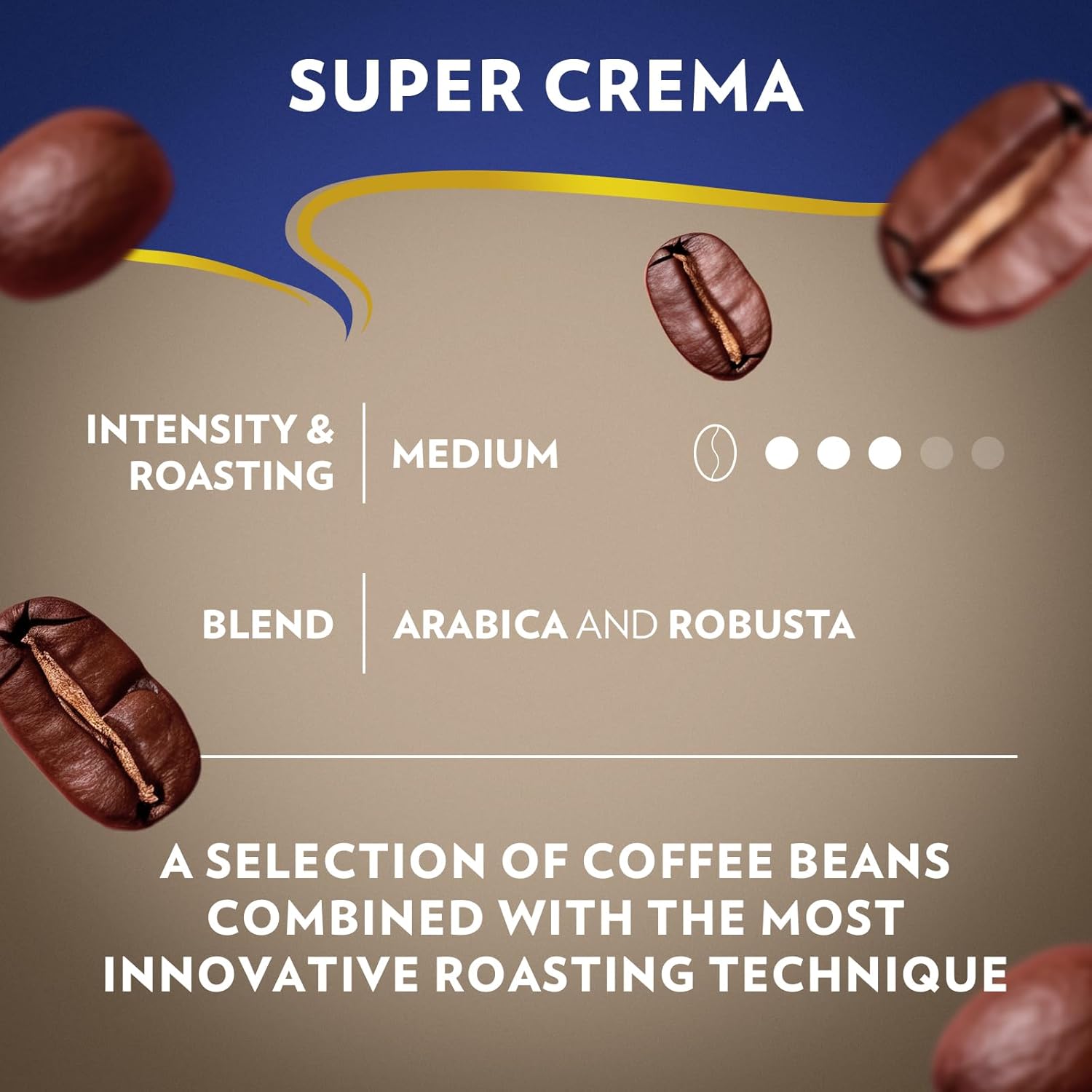 Lavazza Super Crema Whole Bean 1kg Bag