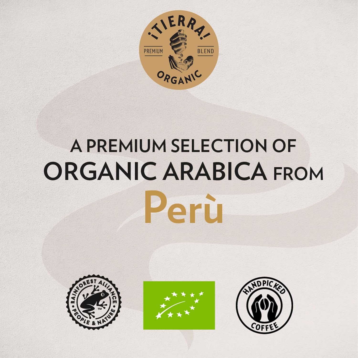 Lavazza Tierra Organic Amazonia Ground Coffee 300g Bag - Case of 6