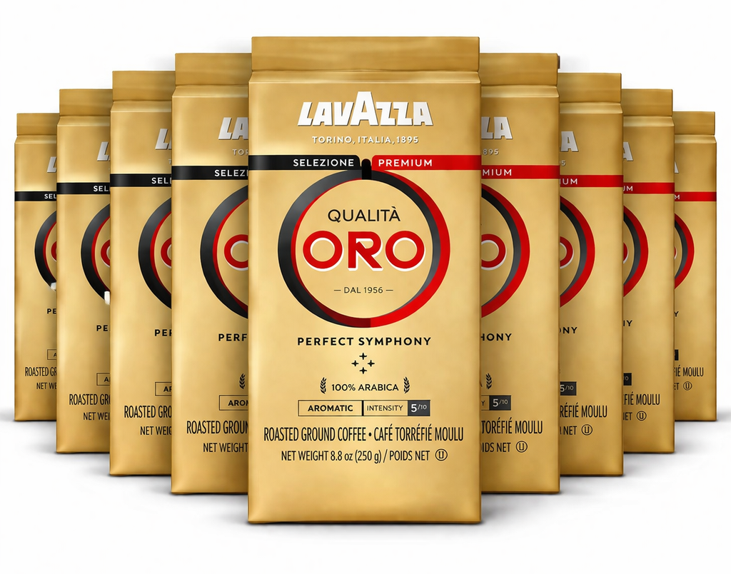 Lavazza Qualita Oro Ground Coffee 250g Bag - Case of 12