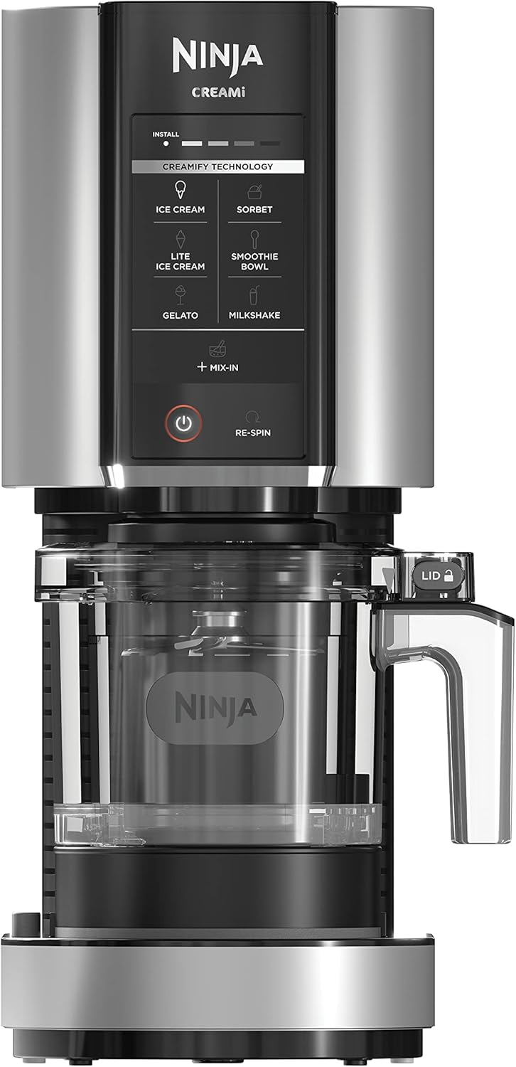 Ninja CREAMi NC301C Sorbetière 7 en 1 avec programme tactile - Noir