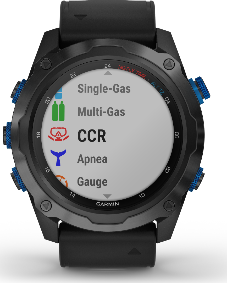 Garmin Descent Mk2i Titanium Bundle T1 Carbongray - Black Band