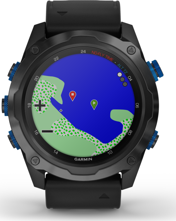 Garmin Descent Mk2i Titanium Bundle T1 Carbongray - Black Band
