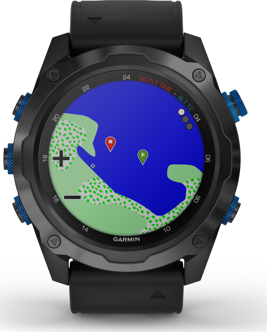 Garmin Descent Mk2i Titanium Carbongray - Black Band