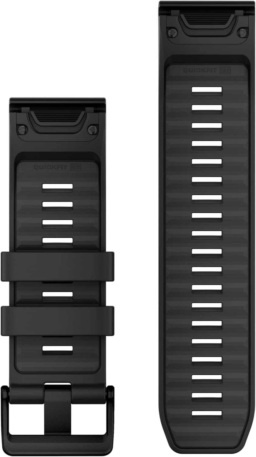Garmin Quick Fit 26 Silicone Watch Bands - Black