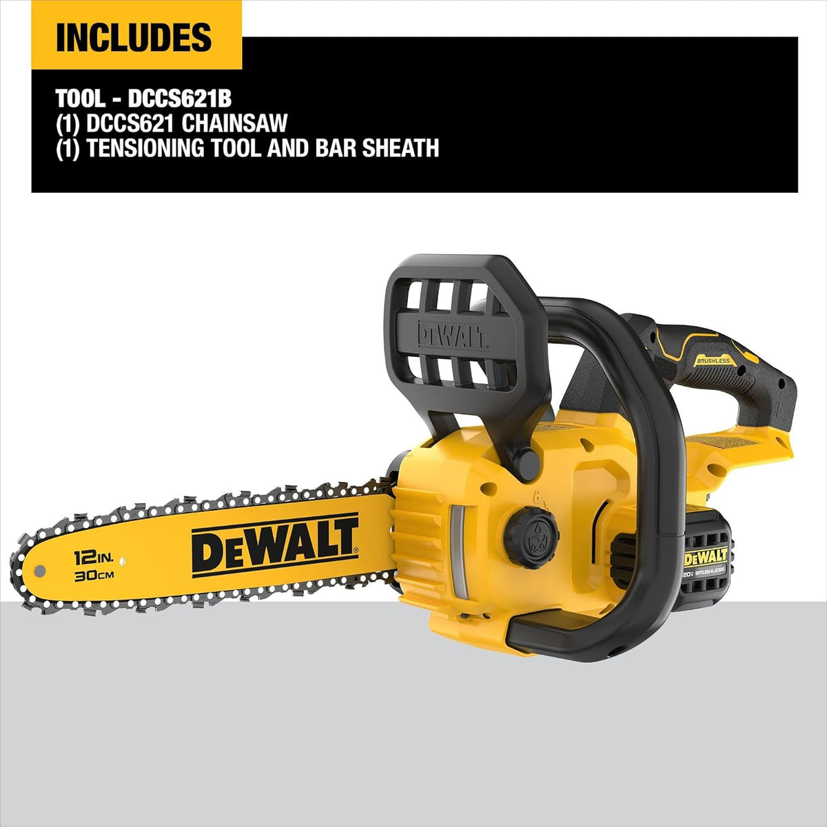 Tronçonneuse sans fil Dewalt 20V Max 12" - Outil seul