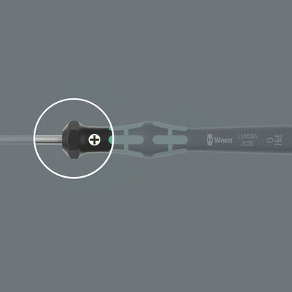 Wera - 2035 Screwdriver for slotted screws for electronic applications, 0.50 x 3 x 80 mm