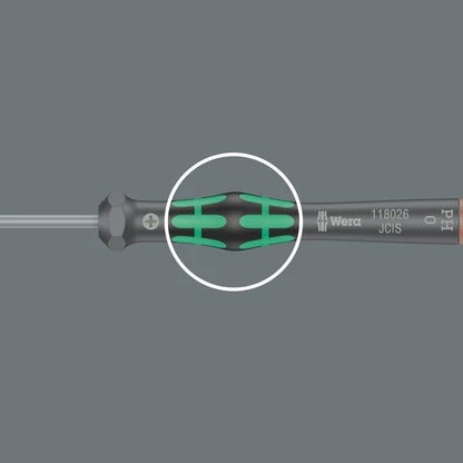Wera - 2035 Screwdriver for slotted screws for electronic applications, 0.50 x 3 x 80 mm