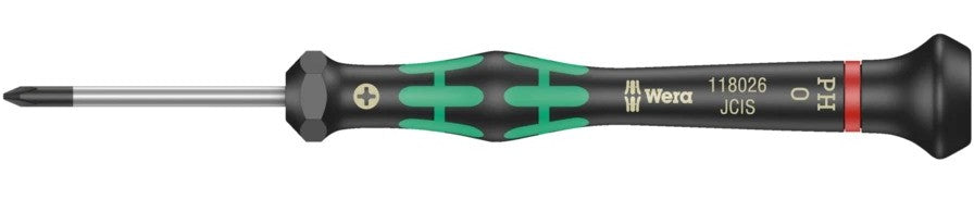 Wera - 2050 PH Screwdriver for Phillips screws for electronic applications, PH 00 x 60 mm